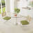 3-Piece Round Glass Dining Table Set-1048524463-1047878759