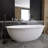 67'' x 33.5'' Soaking Solid Surface Bathtub