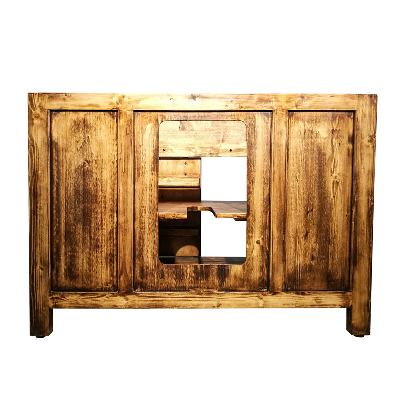 Estaugh 48'' Single Bathroom Vanity with Stone Top