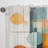Colorful Mid Century Retro Reflections IV - Mid-Century Velvet Curtain - Room Darkening - 1 Panel-107564914