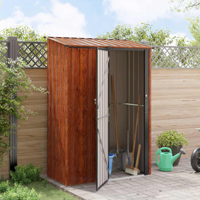 Vidaxl Garden Sheds Metal Outdoor Structures Storage Modern Weather Resistant