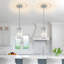 1-Light Modern Crystal Single Pendant Light With Adjustable Height-1171324550