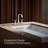 Purist Deck-Mount Bath Faucet Trim for High-Flow Valve with Cross Handles-1753487