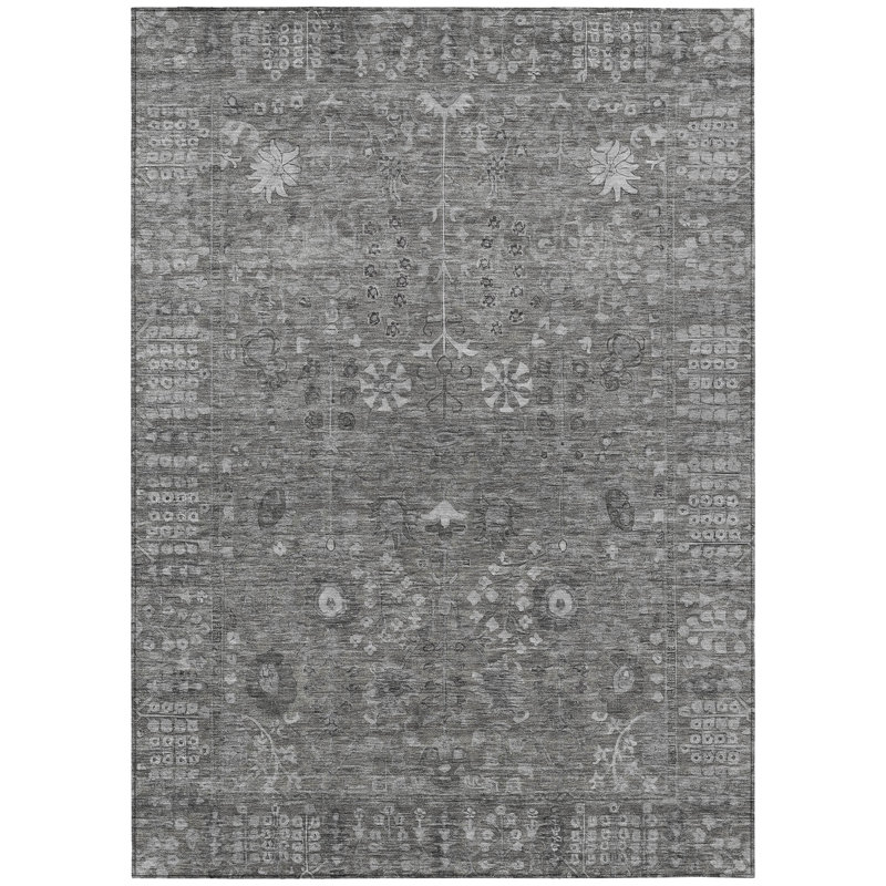 Machine Washable Indoor/Outdoor Derrick ACN2231 Global Rug, Rectangle 9' x 12'