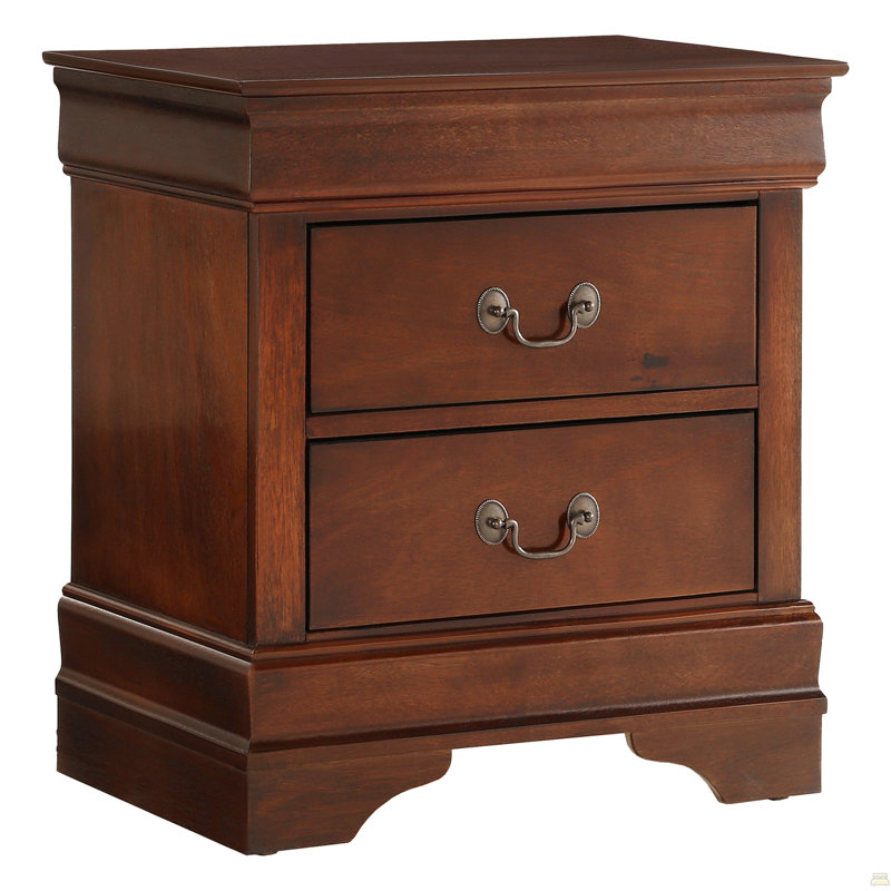 Table de chevet 1Pc de 2 tiroirs