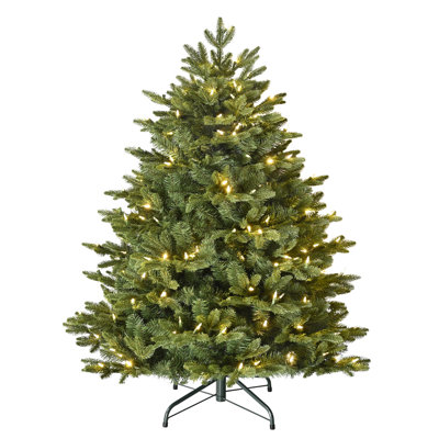 Noble 9.5' Pre-Lit Fir Christmas Tree
