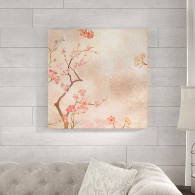 «Sweet Cherry Blossoms VI», peinture sur toile