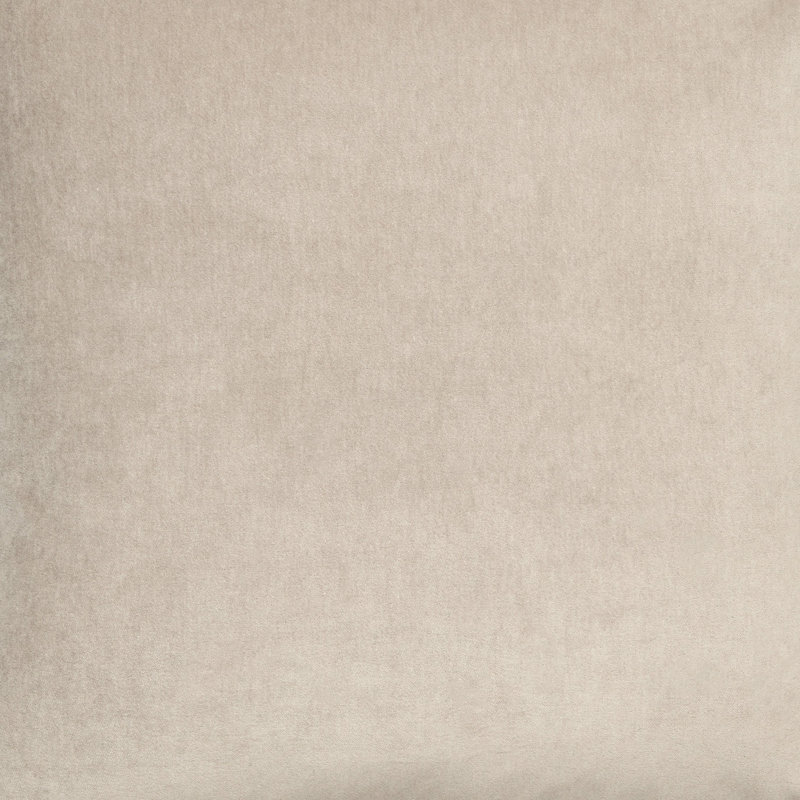 Coussin décoratif en velours Fresco, Argent argent