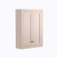 Armoire de rangement murale de 24 po en bois au-dessus de la toilette avec tablettes réglables