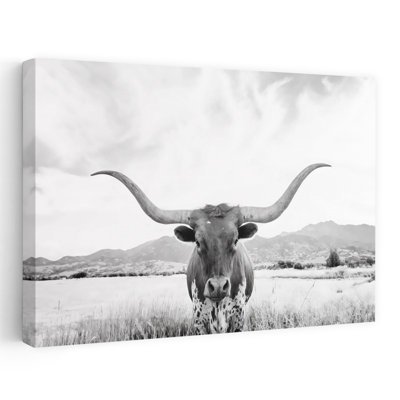 Art mural contemporain Longhorn