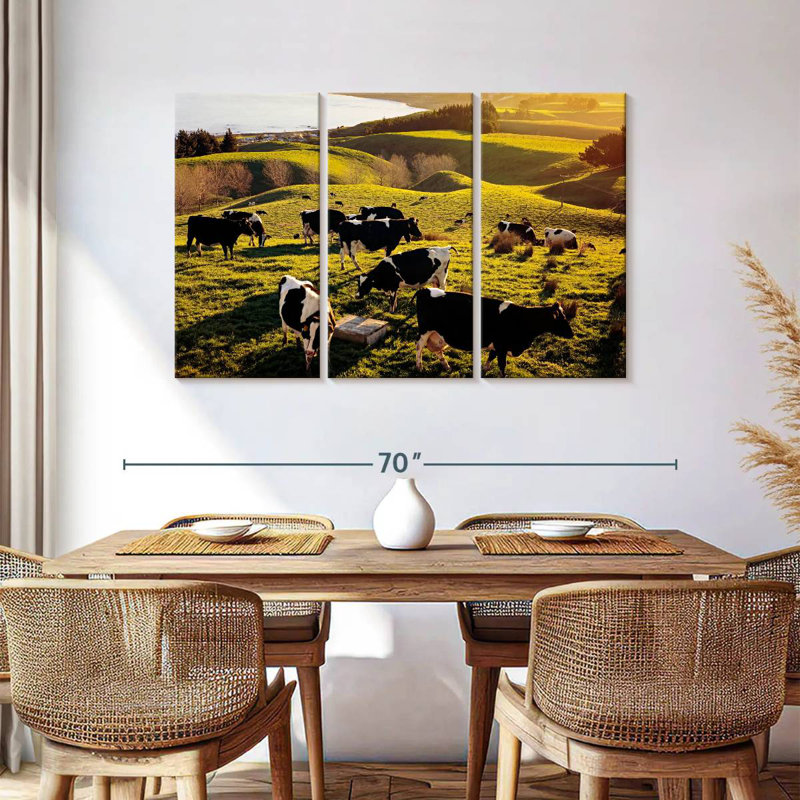Brampt Hilltop Cows, 36" H x 57" W