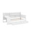 Lit de jour en bois avec 3 tiroirs, ports USB et bureau-292009041-292009042
