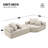 Modular Sectional Sofa,Convertible Compressed Couch