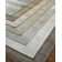 Honeycomb Chevron Area Rug in Light Gray