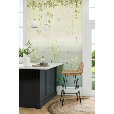 Water Garden 10.05m x 68.6cm Matte Wallpaper Roll