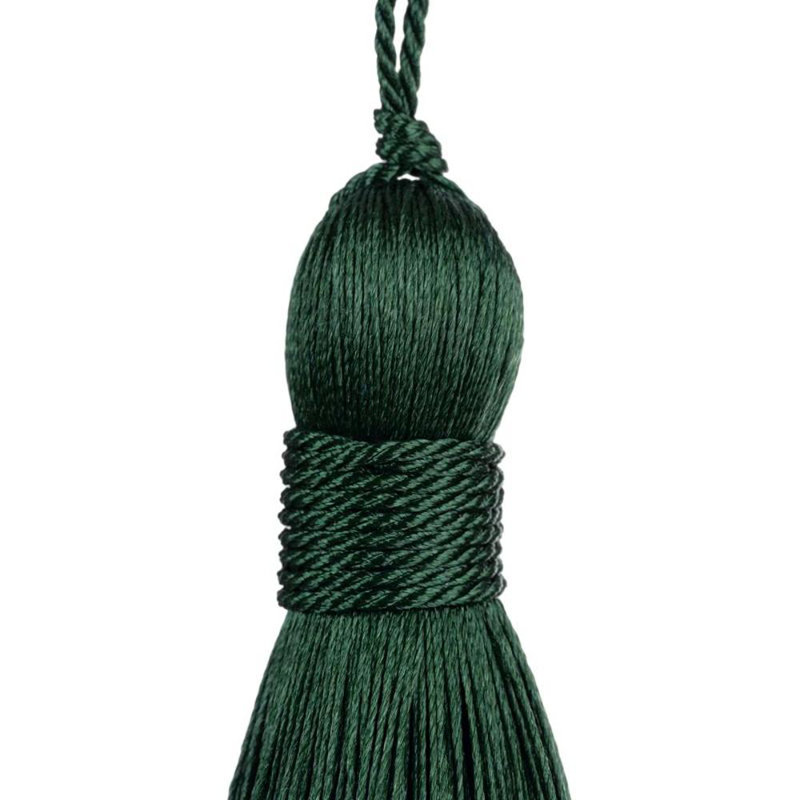 Fabric 8cm Curtain Tieback, Green