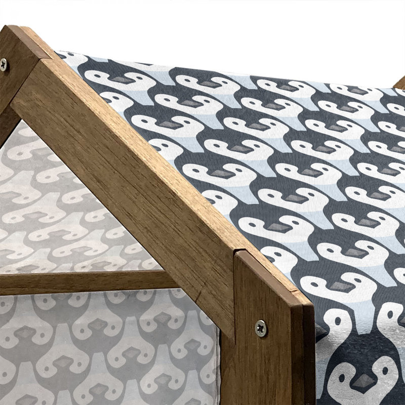 Niche pour chien en bois, H 25,59 po x l 29,53 po x P 21,65 po