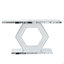 Miroir d'entrée hexagonal en cristal Sparkling