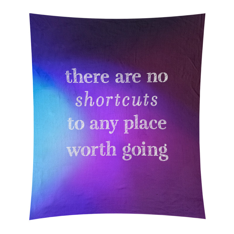 Polyester Tapestry, 27.5" H x 37.5" W, Blue/Purple