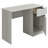 43 INCH WRITING DESK WITH CABINET IN LIGHT GREY-1653591637