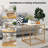 Starletta Glass Top Coffee Table