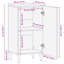 40cm Solid Wood Sideboard