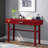 Red Vanity Desk With 1 Drawer