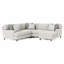 Bernhardt Mila 4-Piece Right Facing Fabric Sectional