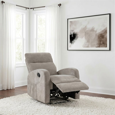 Fauteuil inclinable manuel transitionnel en chenille sable
