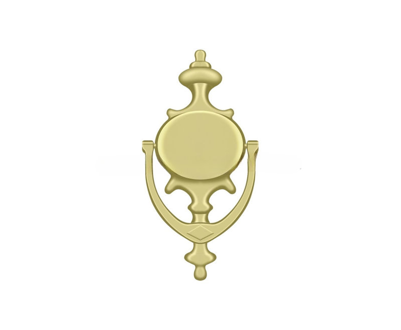 Door Knocker, Polished Brass
