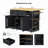 Versatile Kitchen Island with Multiple Storage Options and Mobility