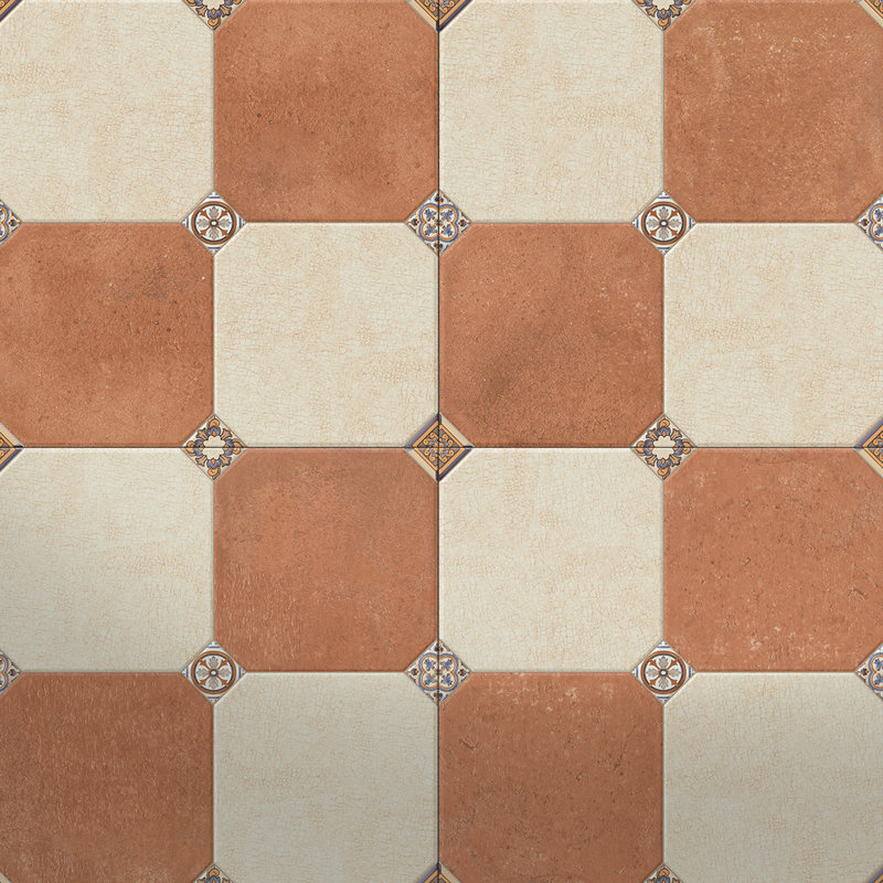 Manises 13-1/8" x 13-1/8" Porcelain Patterned Wall & Floor Tile