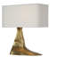 Anne-Marie Barton Terra-Forma 23" Left Table Lamp in Museum Pewter with Boucle Shade-1678294092-1678294093