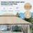 Jolydale  Outdoor Soft Top Gazebo with Double Roof, Canopy Gazebo with Mosquito Netting and Curtains, Suitable for Patios, Lawn and Backyard-111695615-112662807