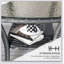 Table basse en rotin avec rangement Outsunny