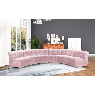 Jedson 6 - Piece Velvet Sectional