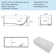 67" Freestanding Solid Surface Rectangular Bathtub, Stone Resin Freestanding Bath Tub With Overflow And Pop-Up Drain