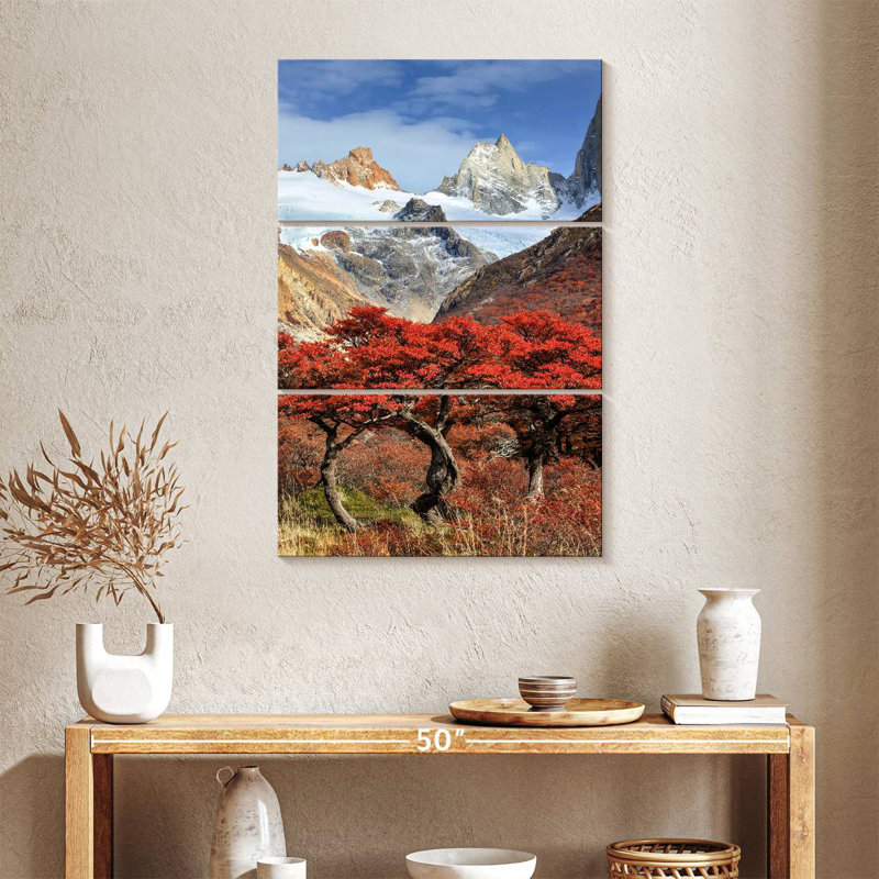 Arbres rouges Alvord Fitz Roy, H 38 po x l 24 po