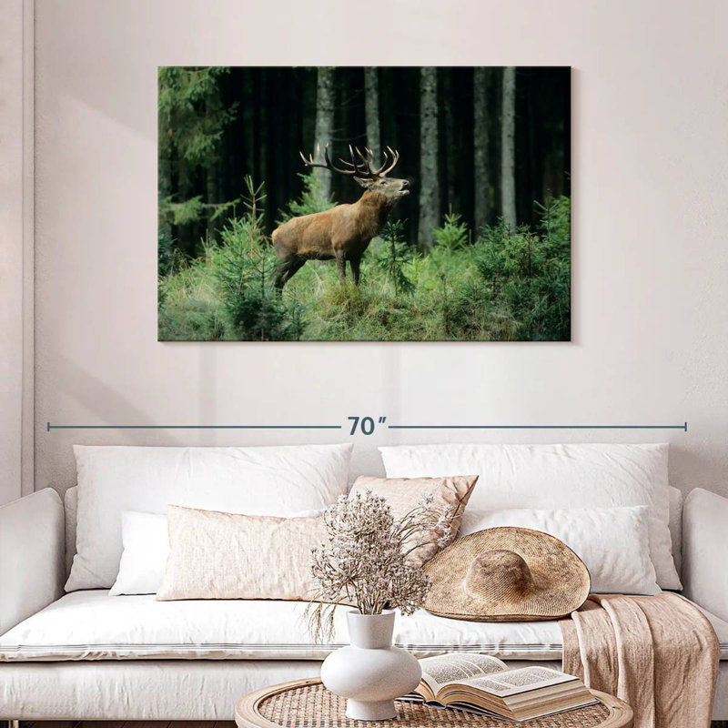 Crowle Elk Bugle, 30" H x 45" W
