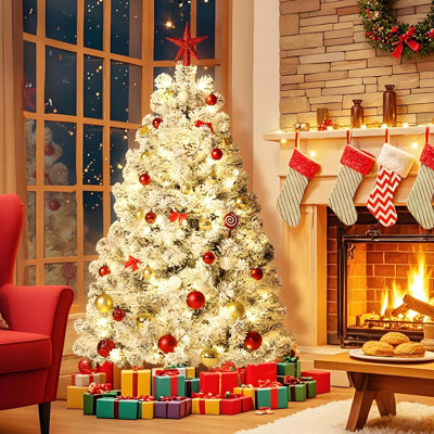Lighted Artificial Christmas Tree