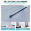 Porte de douche coulissante simple, porte de salle de bain sans cadre pour la maison-118571001