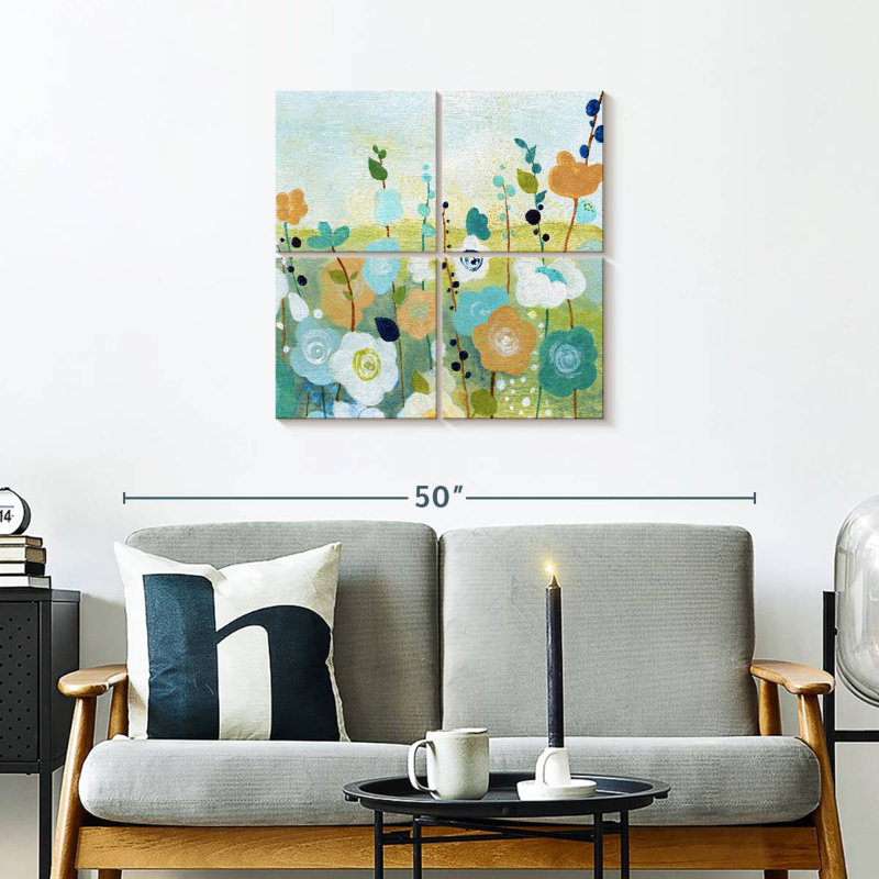 Matisse Flower Field I, 26" H x 26" W