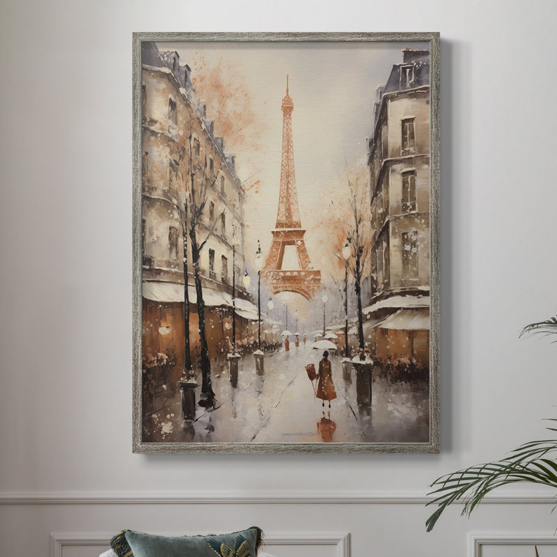 «Christmas Holiday Art», reproduction encadrée en bois massif, H 30 po x l 24 po