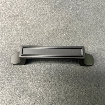 (5 Pack) 3 inch Structured Column Pull Flat Black