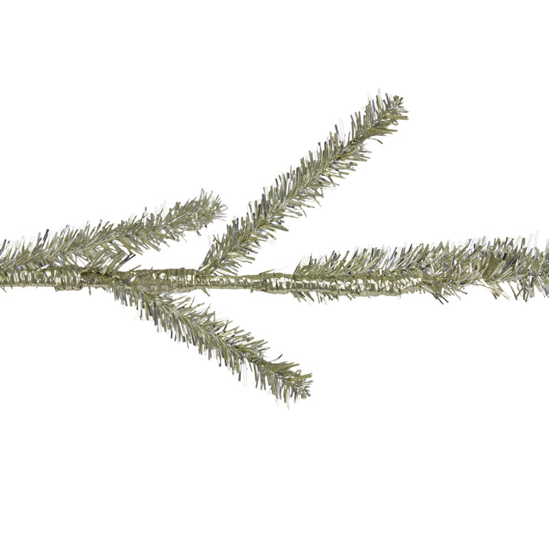 Arbre de Noël artificiel 5 pi champagne Tinsel - non éclairé