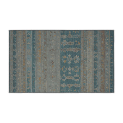 Machine Washable Gray Area Rug