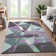 Premium Machine Washable Harjo AMF1609 Geometric Rug