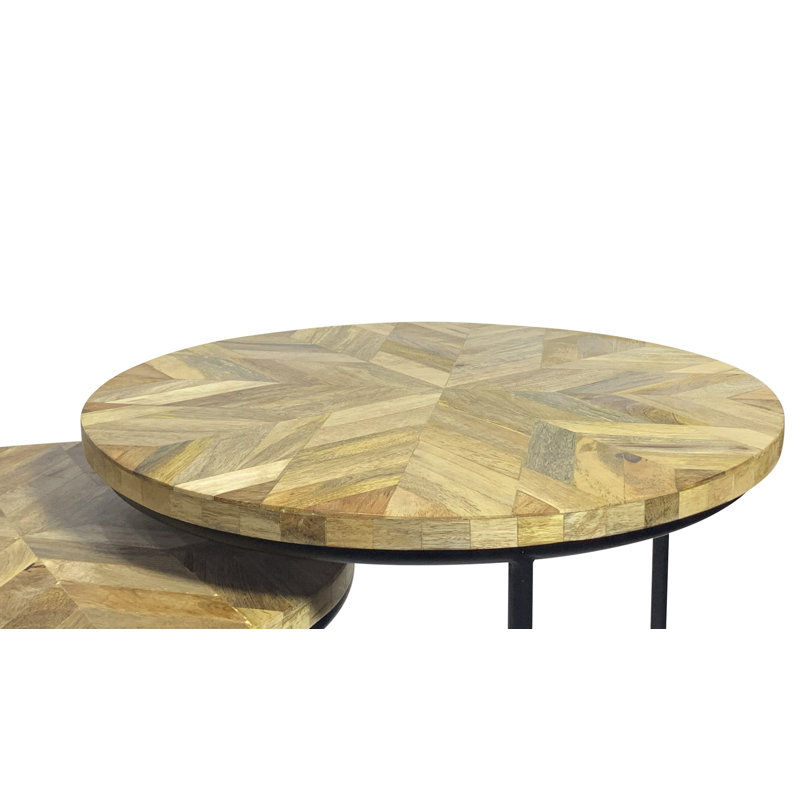 Ensemble de deux tables gigognes Normant