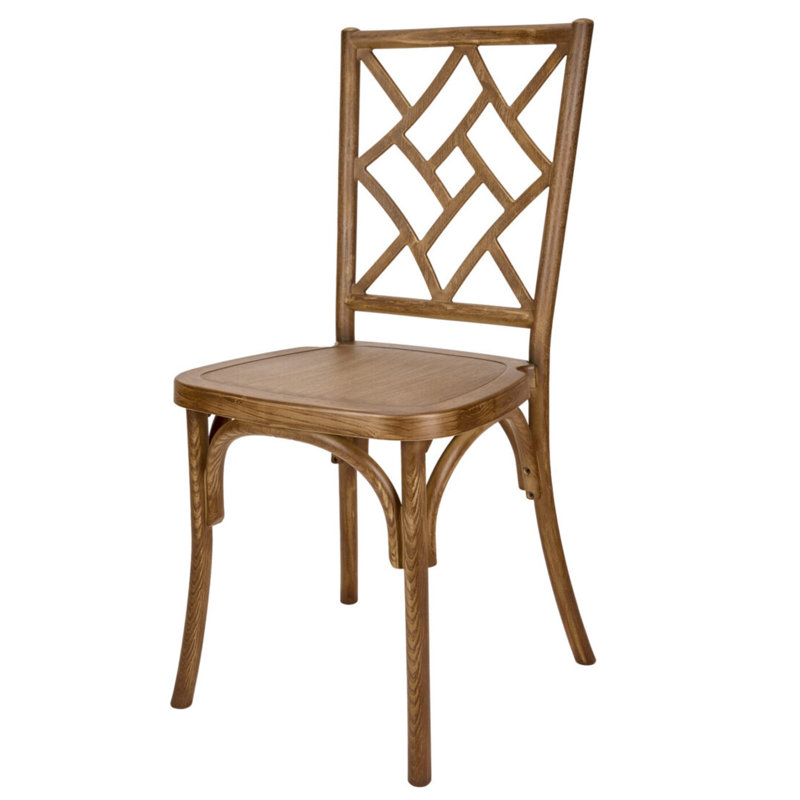 Ensemble de 2 chaises en mosaïque Toughresin par Chivari, Châtaigne