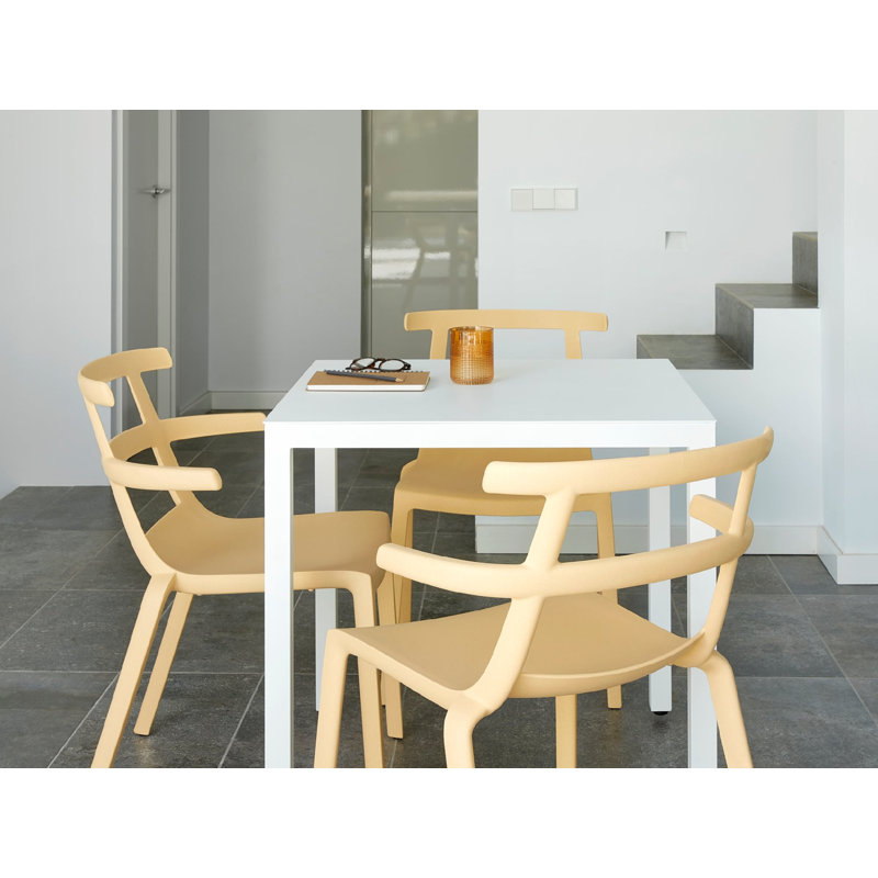 Chaise d'appoint de patio empilable Tokyo Eco, Eau verte